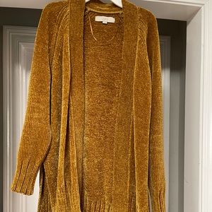 Loft velvet cardigan